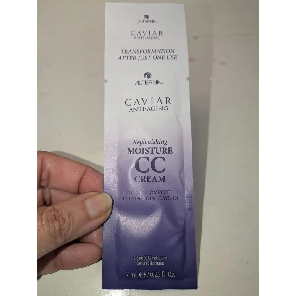 Alterna Caviar Anti-Aging Replenishing Moisture CC Cream Travel Lot of 7
